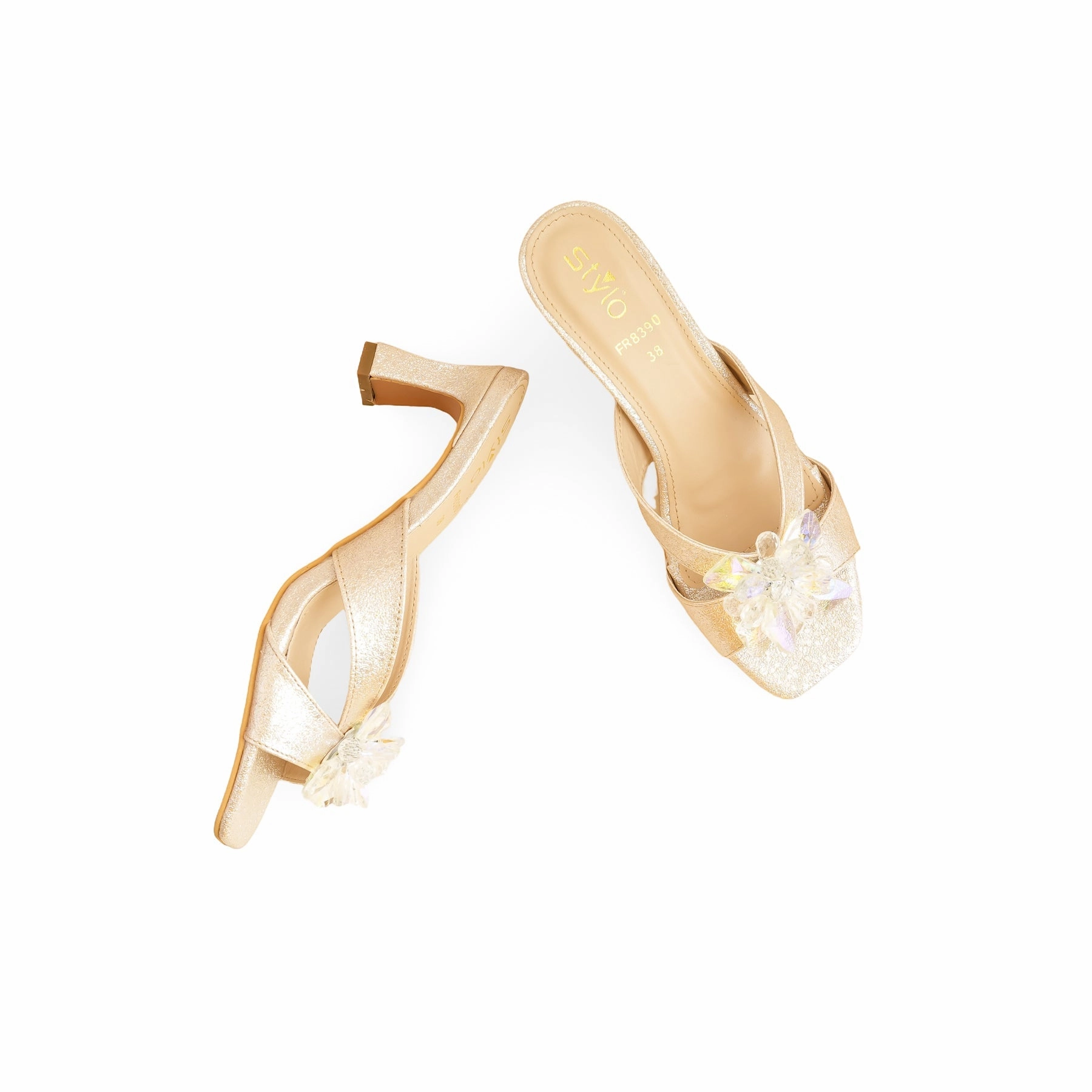 Golden Formal Slipper FR8390 Tazz Slippers Nearby