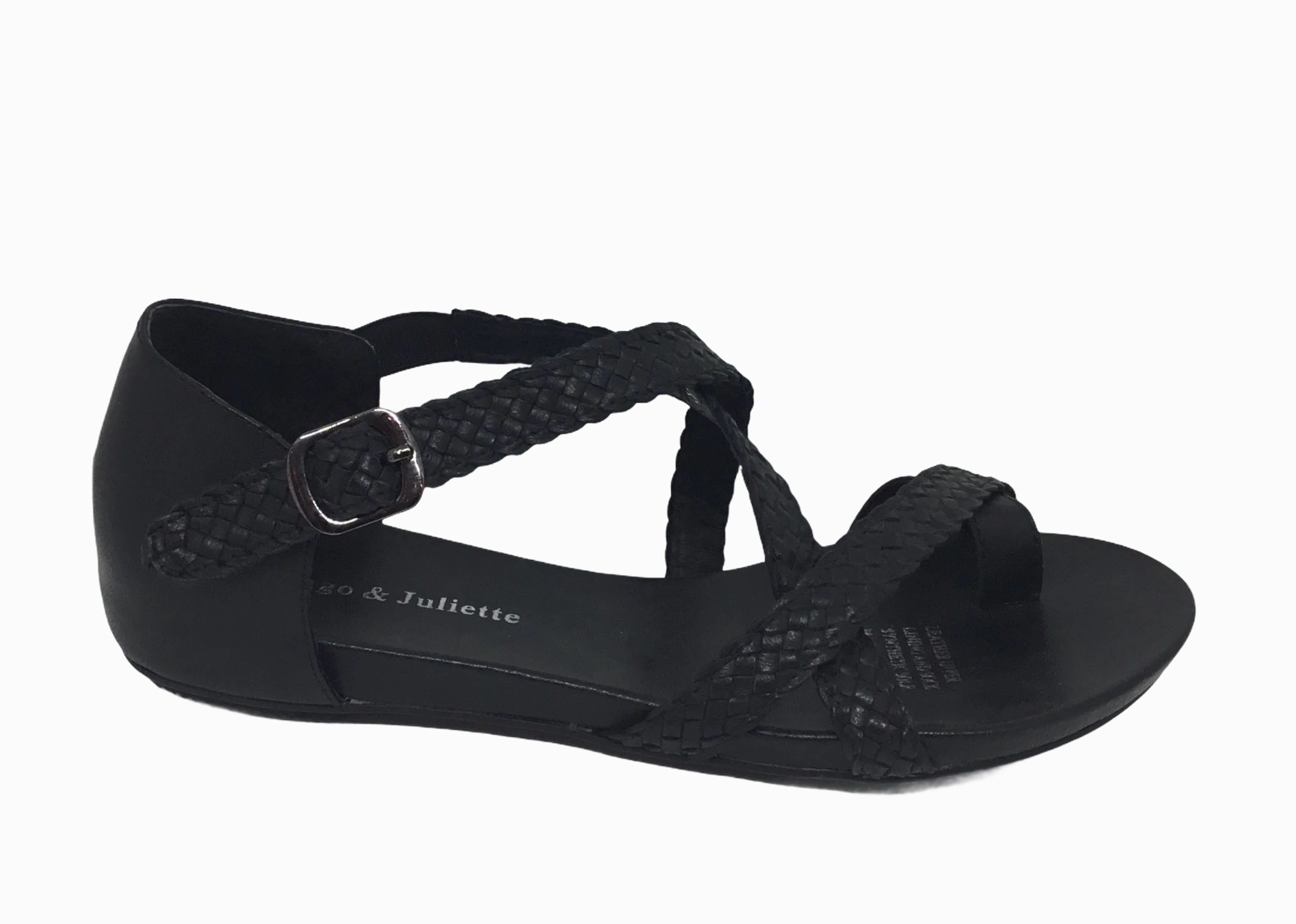 Slip Resistant Django & Juliette Gamasi ~ Black ~ Tan