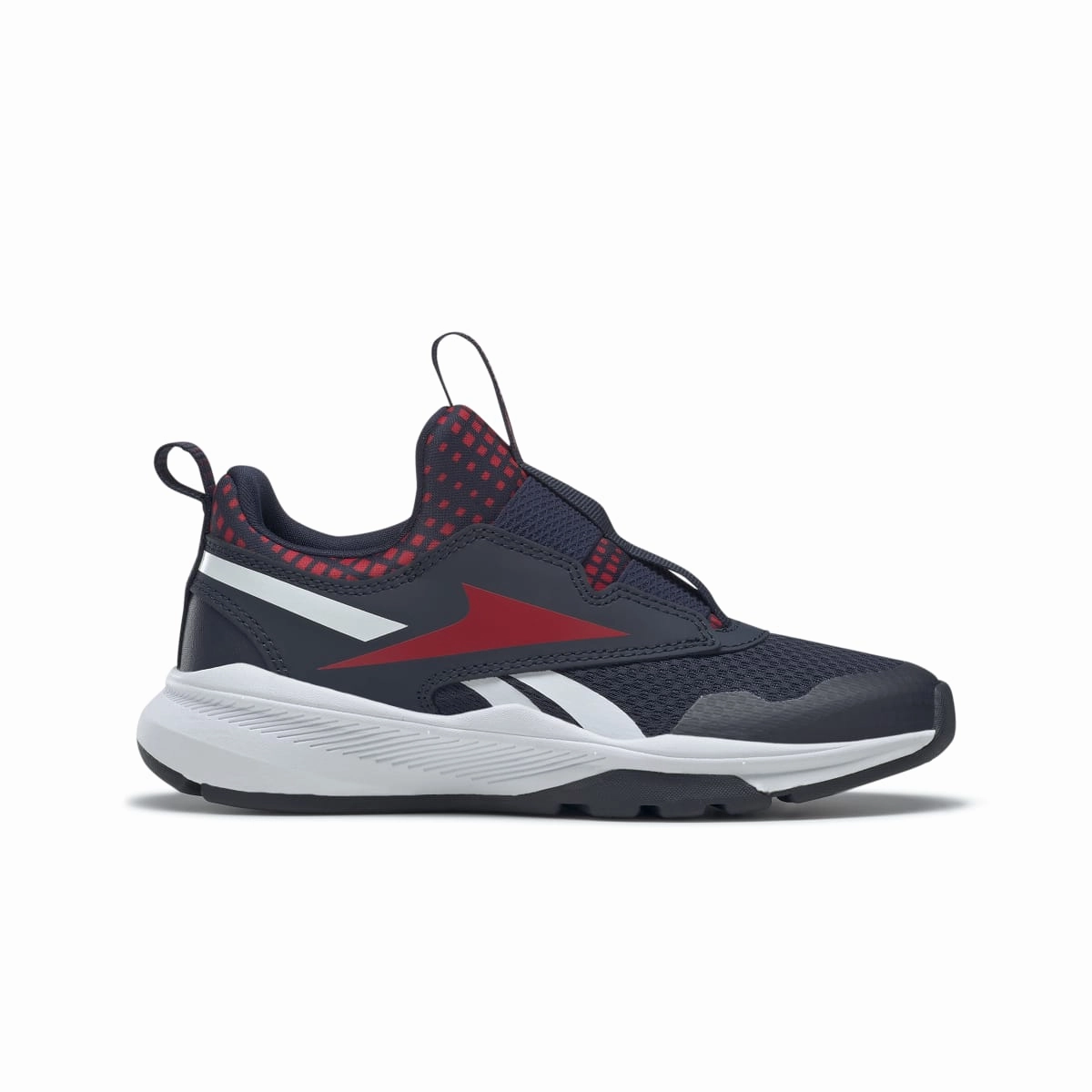 Dawn Jog REEBOK GW1239 XT SPRINTER SLIP-ON KID'S (Medium) Navy/Red/White Textile & Leather Running Shoes