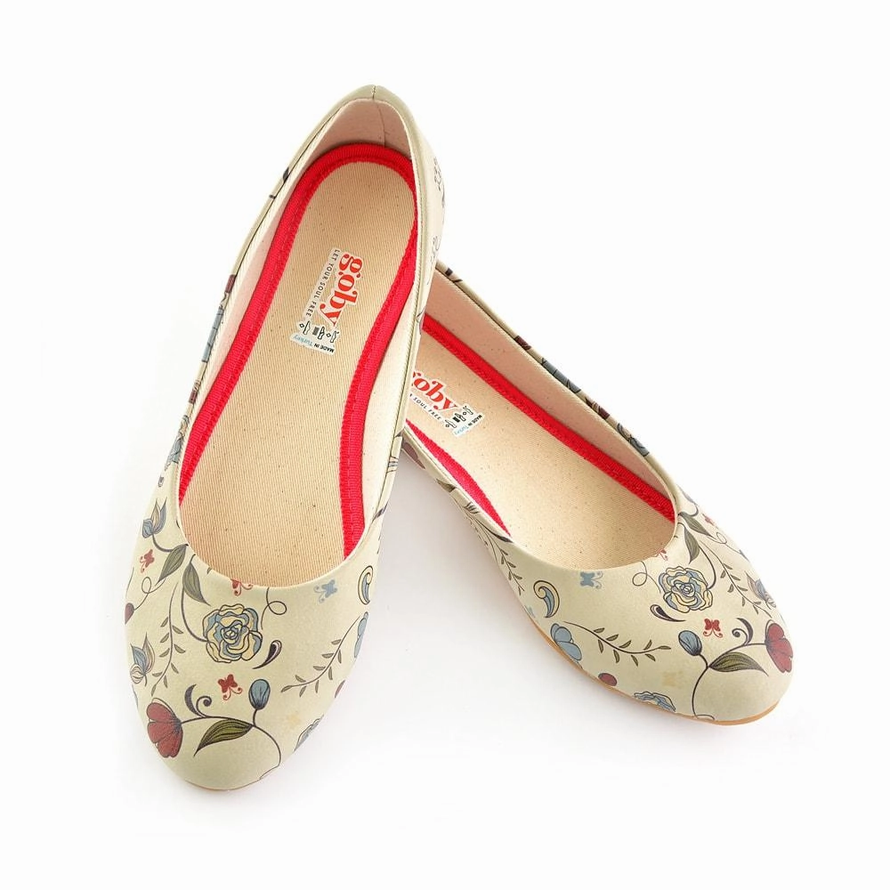 Kind Glow Flowers Ballerinas Shoes 2007