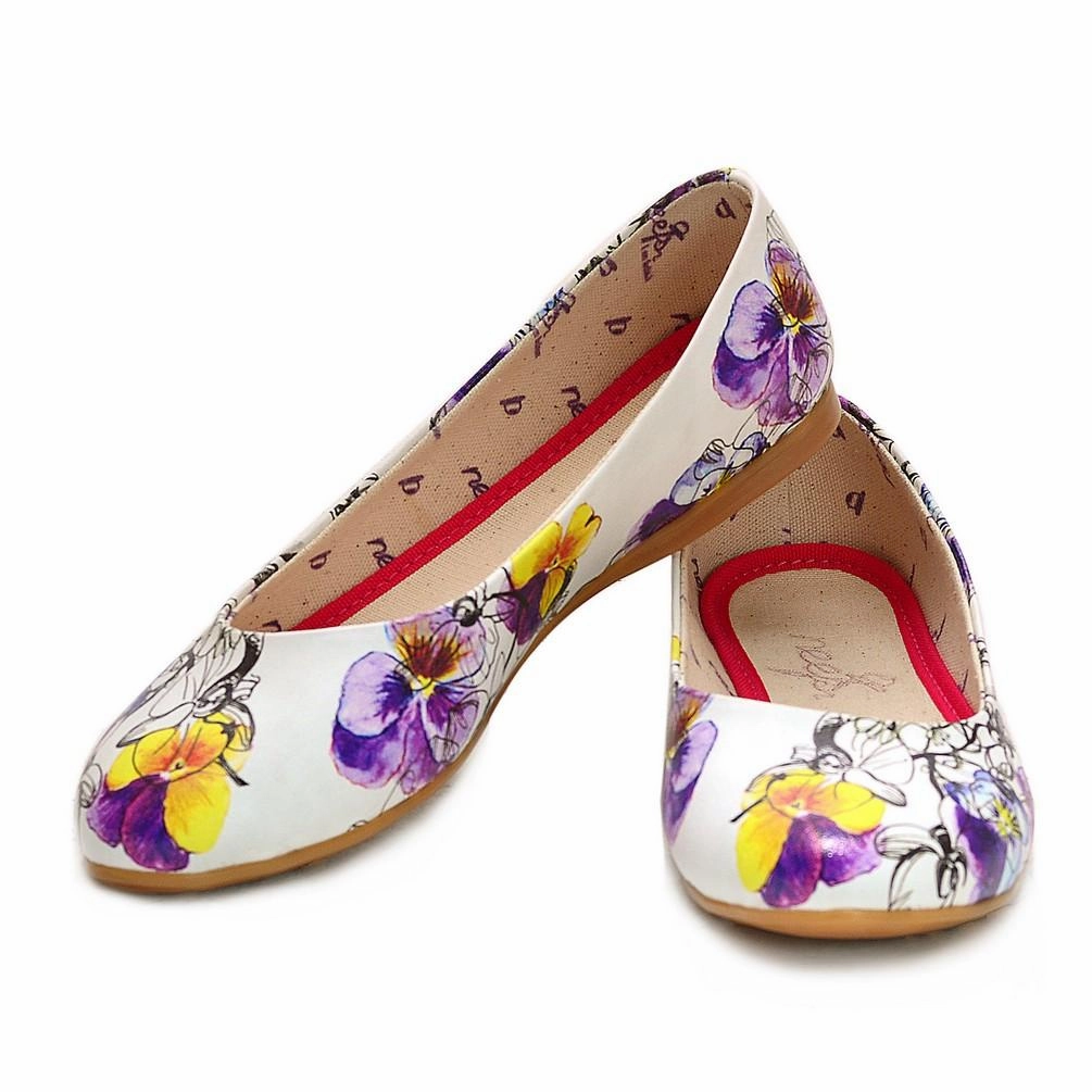 Flowers Ballerinas Shoes NFS1000 Dinner Look