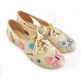 Icon Walk Flowers Ballerinas Shoes YAB107