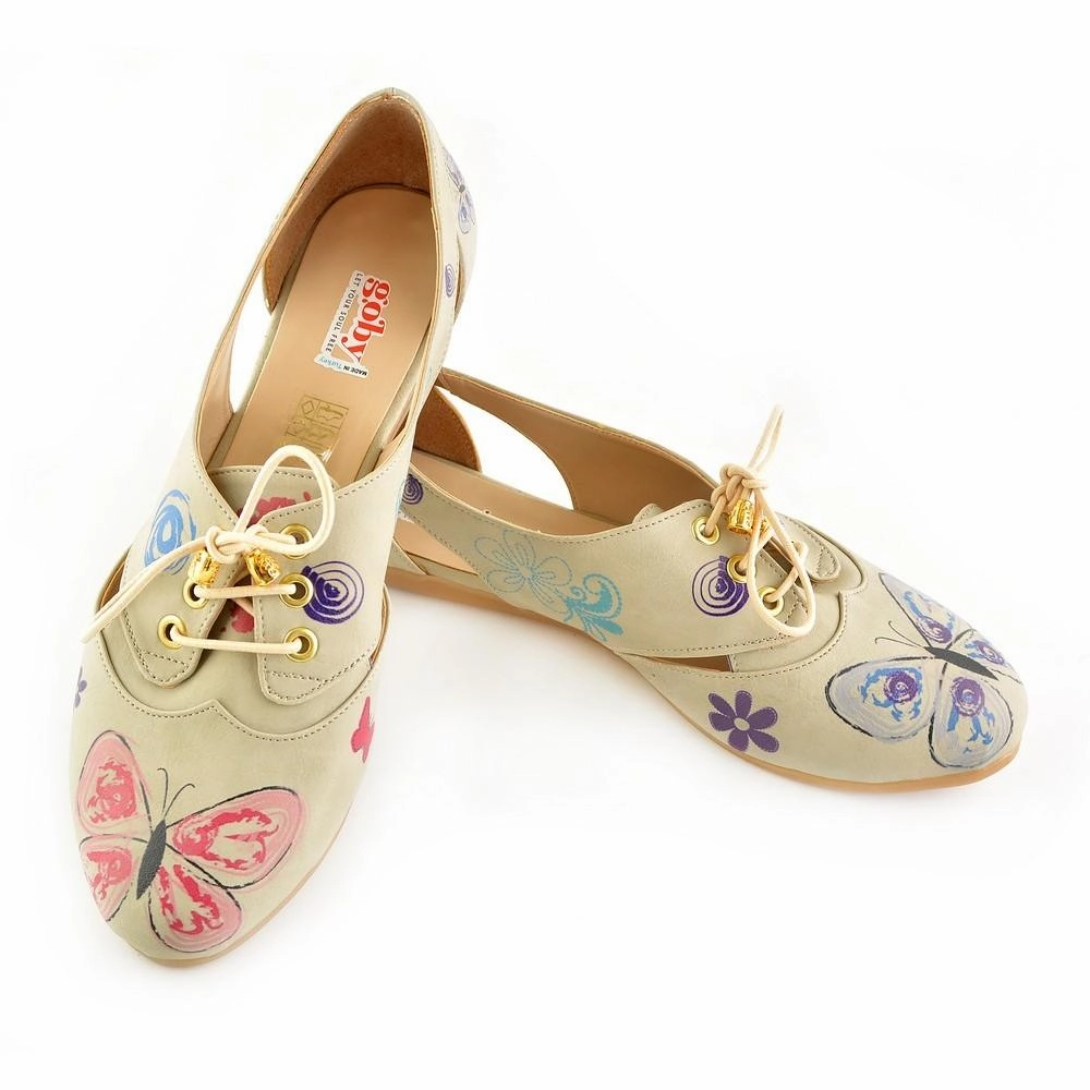 Meadow Glow Picnic Easy Flowers Ballerinas Shoes YAB107