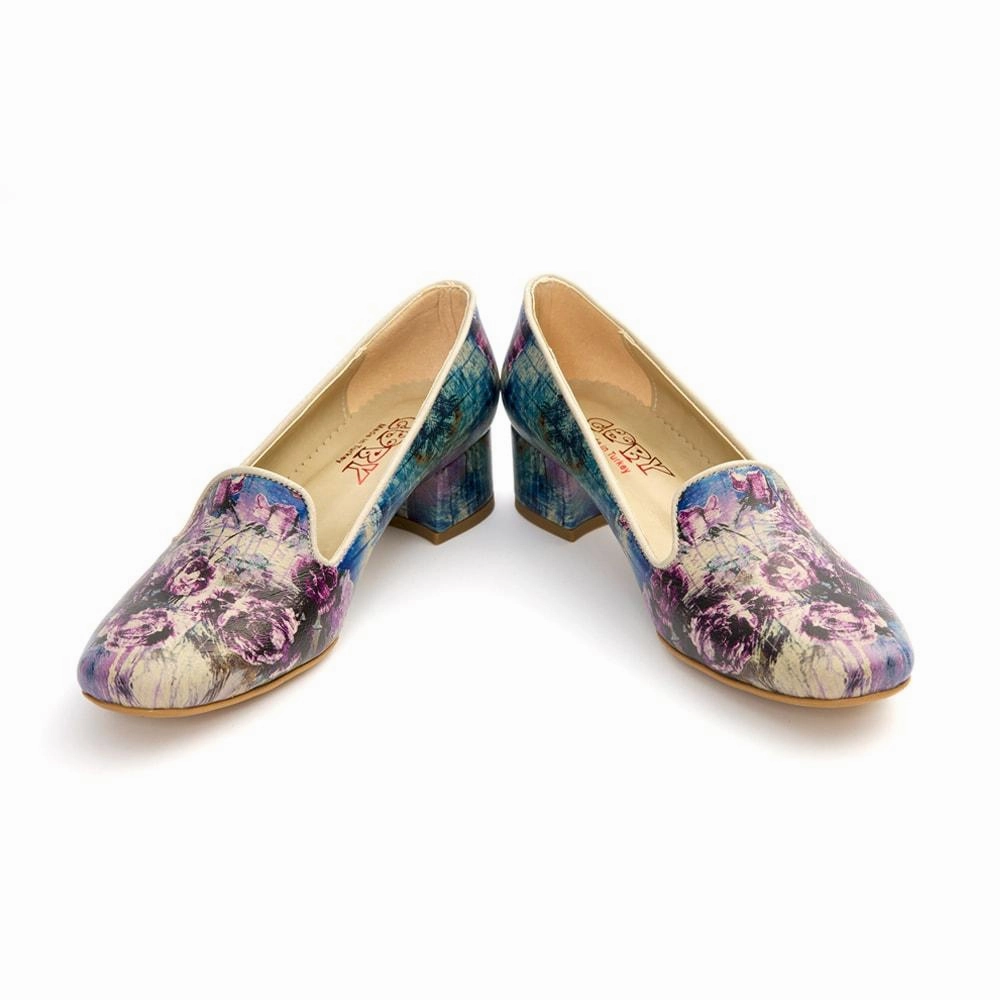 Flowers Career Heel Shoes DB118 Pose Ready