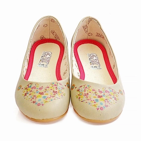 Style Base Flowers Heart Ballerinas Shoes 2032