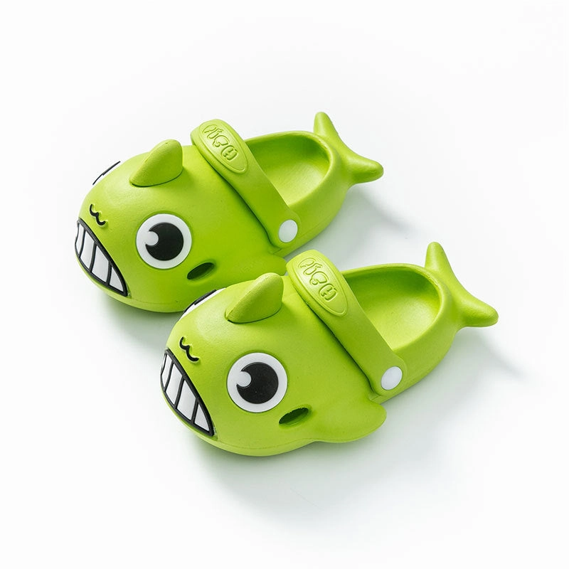 Denim Slides Wholesale Whale Kids Non-slip Outer Wear Indoor Soft Sole Slippers