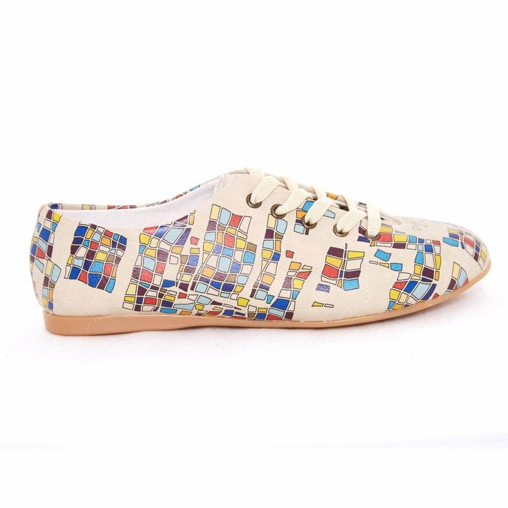 Colored Squares Ballerinas Shoes SLV078 Sport Life
