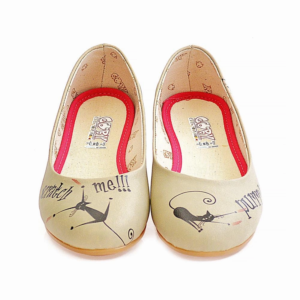 Comfort collar Scratch Me Ballerinas Shoes 1049