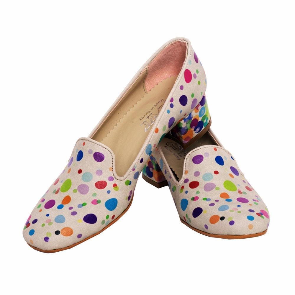 King Strong Colored Bangles Career Heel Shoes DB113