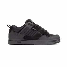 DVS F0000278016 ENDURO 125 MN'S (Medium) Black/Charcoal Leather & Mesh Skate Shoes Beach Jog
