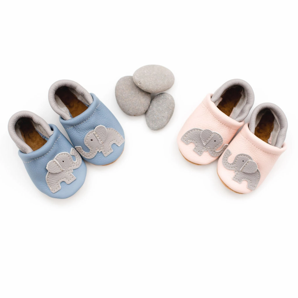 Pink & Blue Elephant Leather Shoes Moccs Baby and Toddler Asics Gt-2000 14 Running Shoe