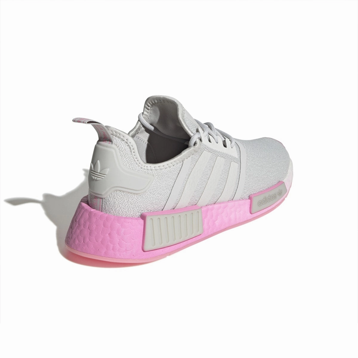 Child Run ADIDAS GW9462 NMD_R1 WMN'S (Medium) Grey/Pink/White Stretch Fabric Running Shoes