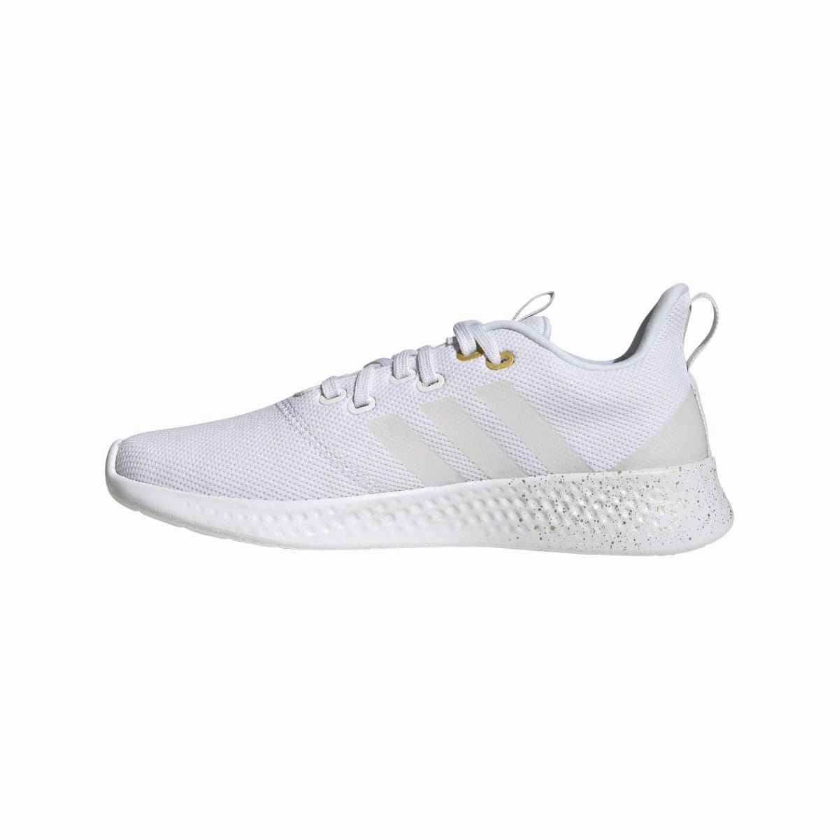 ADIDAS GV8926 PUREMOTION WMN'S (Medium) White/White/Yellow Textile Running Shoes foot - comfort