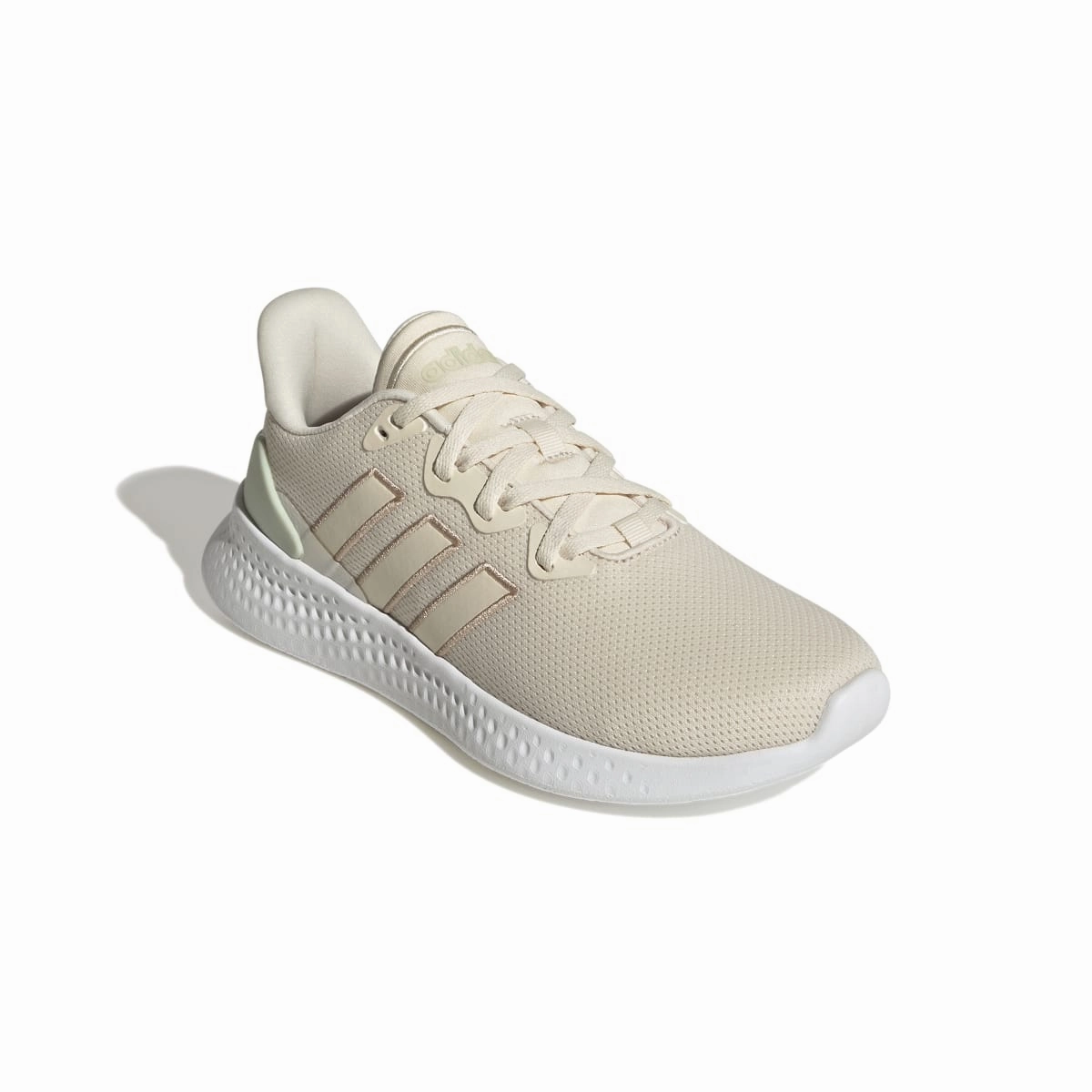 ADIDAS GZ6773 PUREMOTION SE WMN'S (Medium) White/Beige/Green Textile Running Shoes cross - country capable