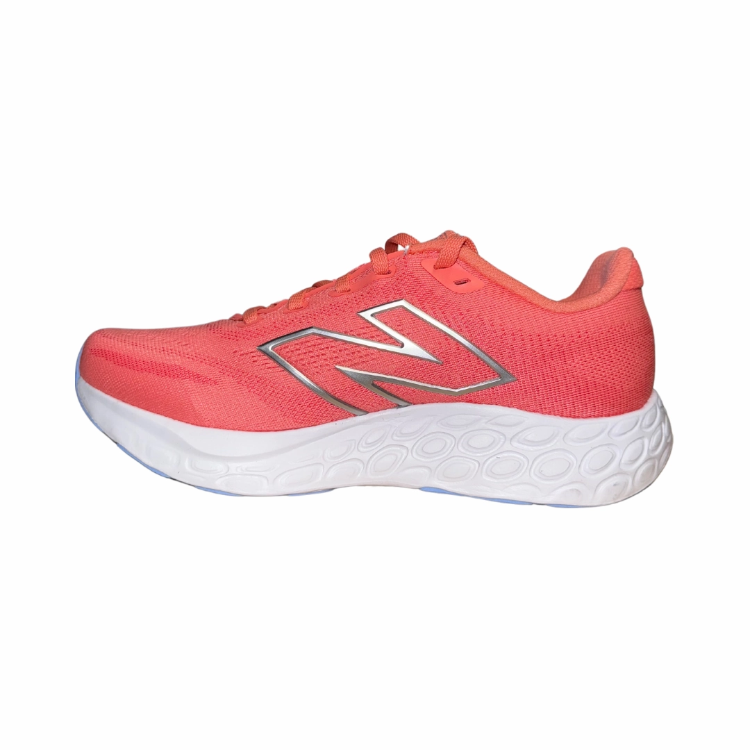 NEW BALANCE W680RP8-D FRESH FOAM 680 v8 WMN'S (Wide) Sunfade Red Knit Running Shoes Present Outstanding support