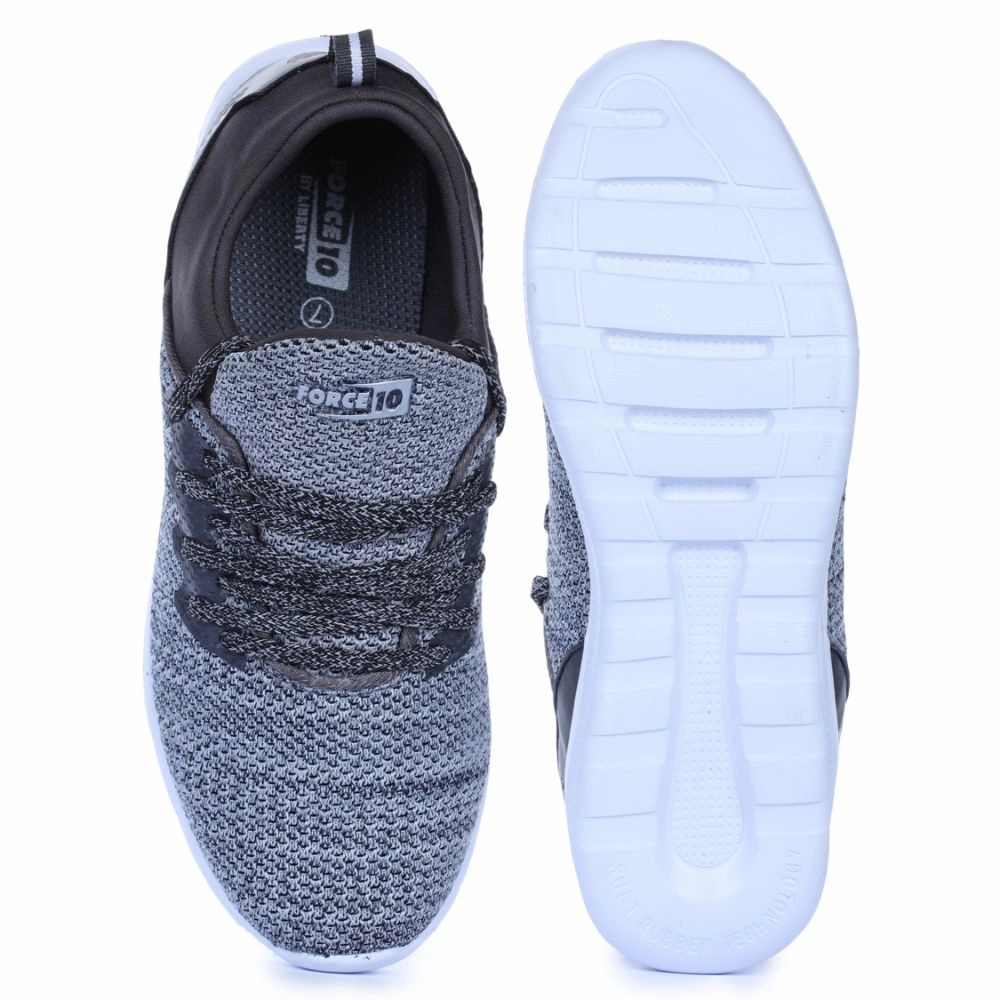 Gym Training Shoes India Force 10 By Liberty Men Sports Grey Running Shoes