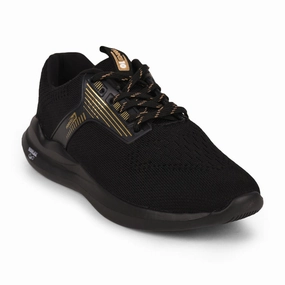 Solstice Xt 3 Cross Training Shoe Force 10 Men Black Sports Running Shoes(LEOPARD-01)