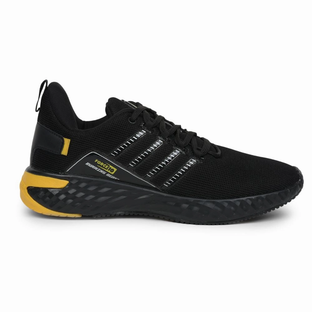 Best Training Shoes 2019 Force 10 Sports For Men (Black) ASPER By Liberty