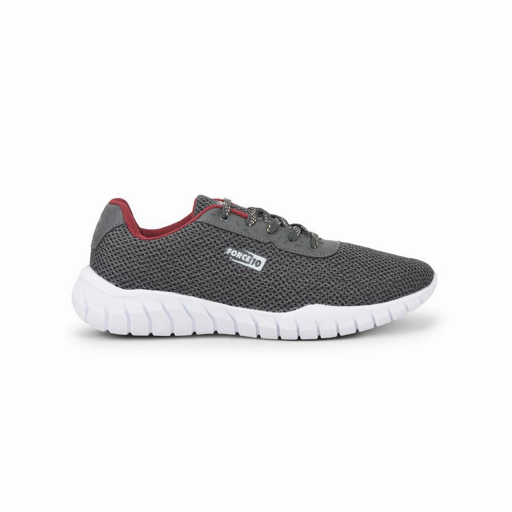 Puma Axelion Spark Training Shoes Force 10 Sports Lacing Shoes For Men (Grey) GARRICK-E By Liberty