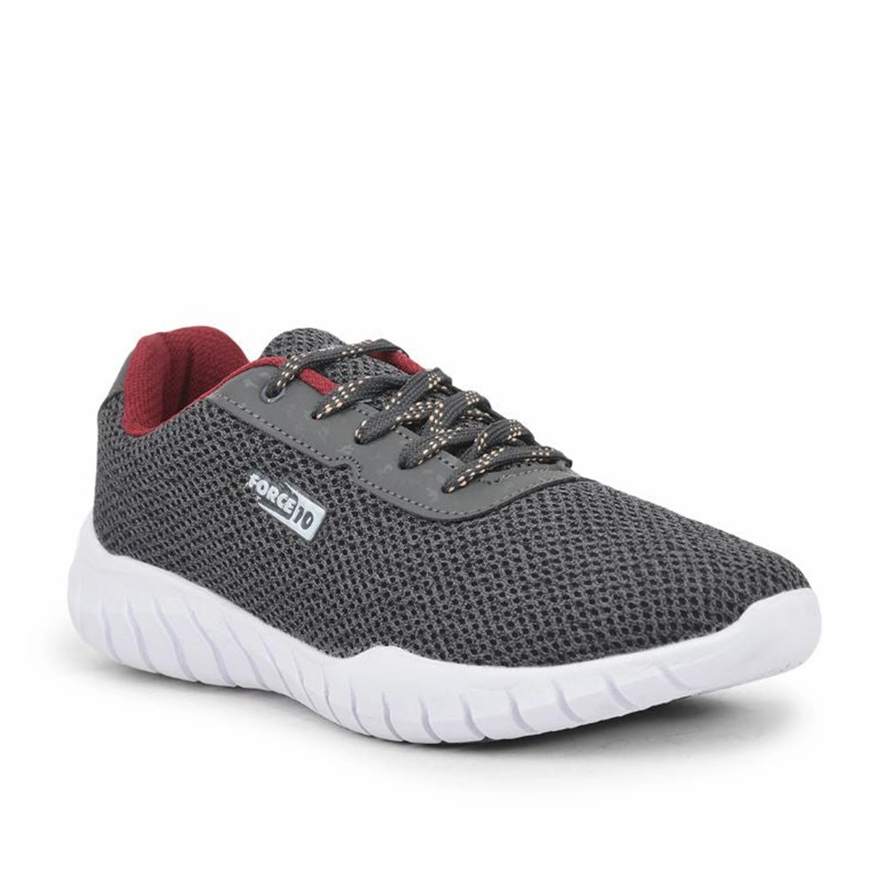 On Cloud Shoes Training Force 10 Sports Lacing Shoes For Men (Grey) GARRICK-E By Liberty