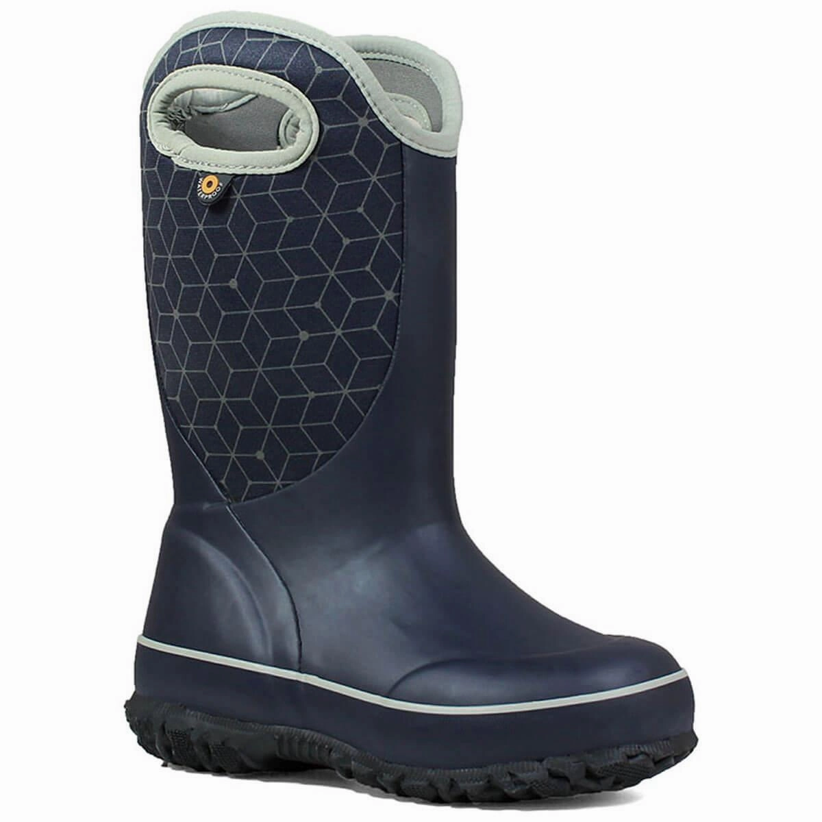 Bogs Kids' Boots - Slushie Web Geo Rain, Dark Blue Multi | 72291-469 K2 Method Ski Boots