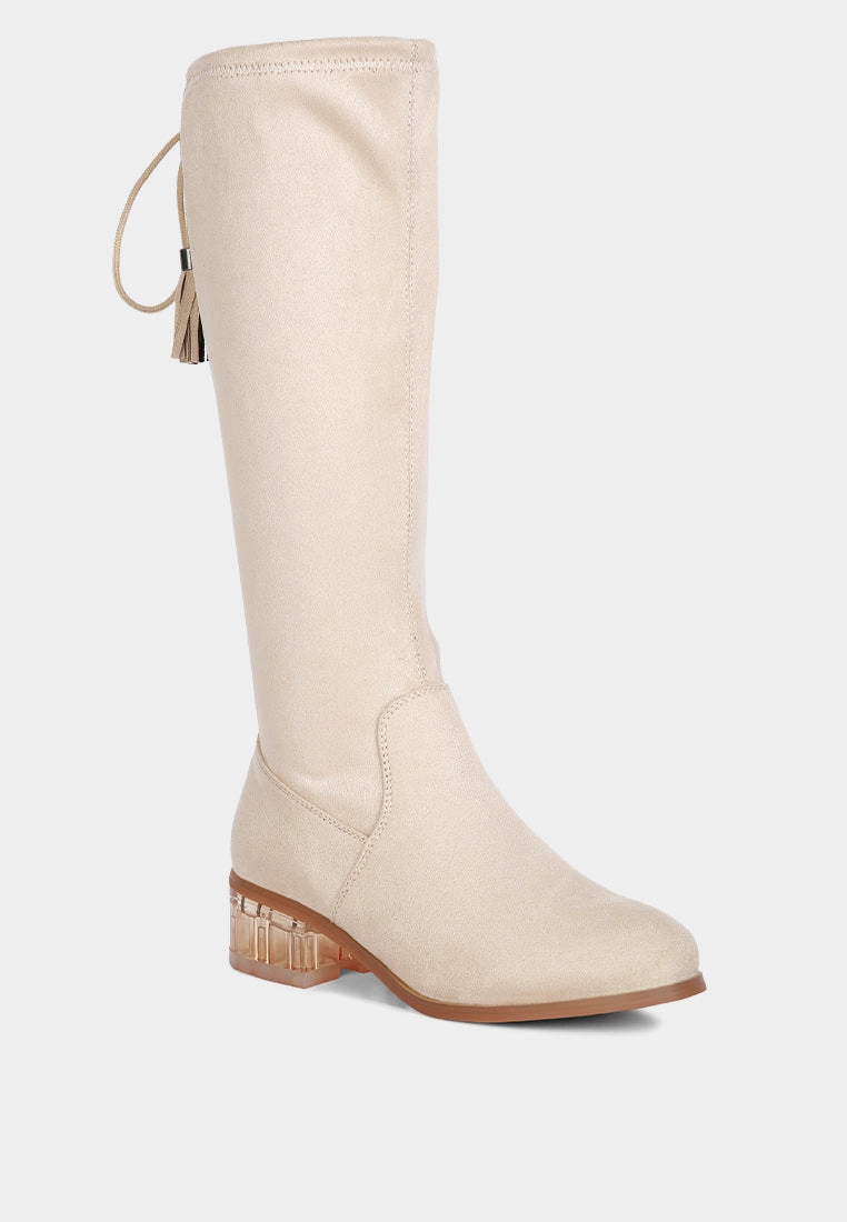 Dillards Boots Francesca Tassels Detail Short Heel Calf Boot