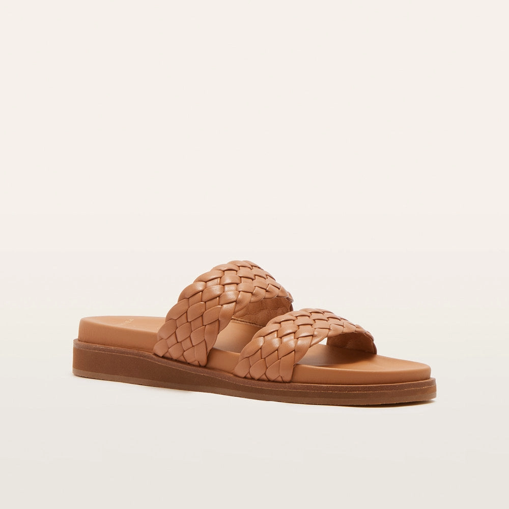 Frankie4 Malone ~ Black ~ Tan ~ Leather Trendy Footwear Comfy Wear