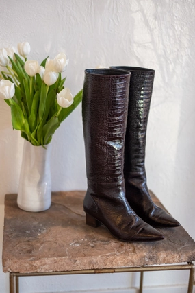 Adidas Soccer Shoes F50 Freda Salvador Snake Embossed Leather Boot