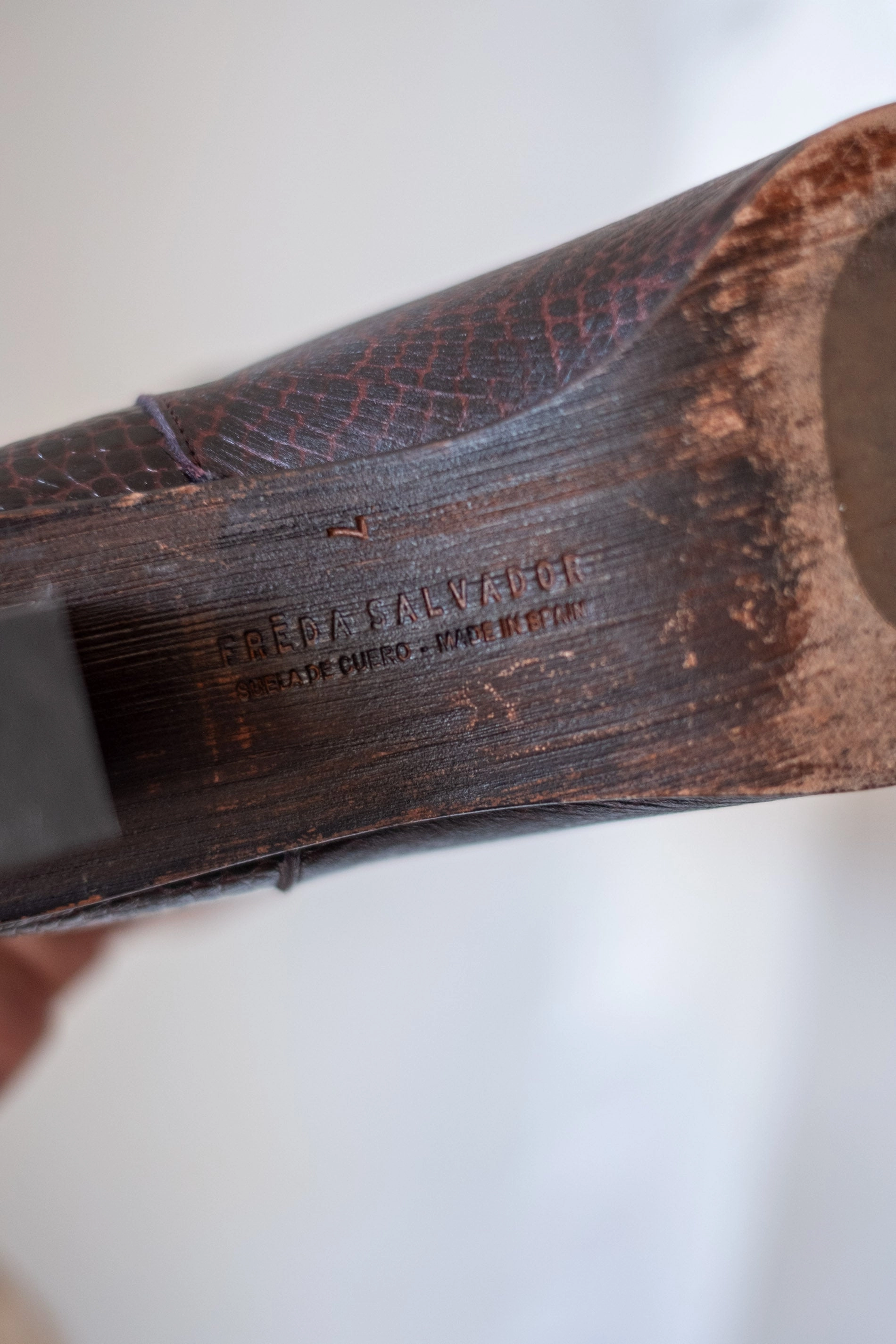 Freda Salvador Snake Embossed Leather Boot Adidas Ortholite Shoes