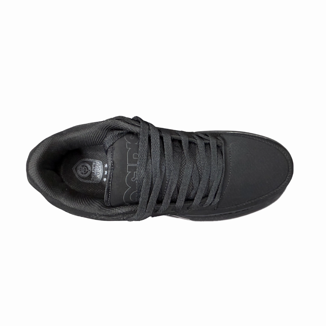 OSIRIS 12932538 PROTOCOL MN'S (Medium) Black/Ops Nubuck Skate Shoes Abrasion resistant