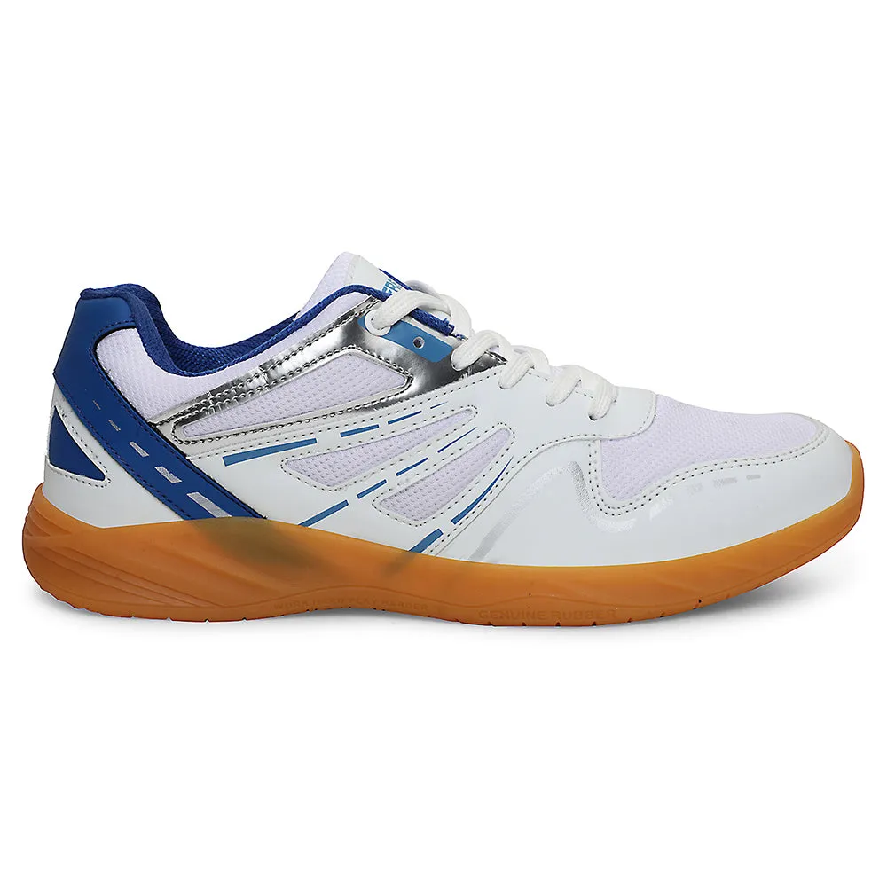 FREEDOM Sky Blue Sports Non-Marking Paddle/Pickleball & Badminton Shoes For Men ASPIRE-1E By Liberty Training Shoes For Supination