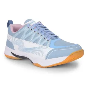FREEDOM Sky Blue Sports Non-Marking Paddle/Pickleball & Badminton Shoes For Men GRIPPER-01 By Liberty Under Armour Training Shoes India