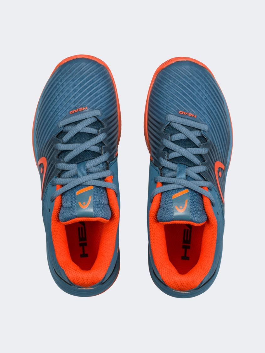 Barbie Tennis Shoes Head Revolt Pro 4 Clay Kids Tennis Shoes Bluestone/Orange