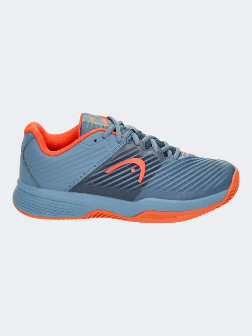 Naomi Osaka Tennis Shoes Head Revolt Pro 4 Clay Kids Tennis Shoes Bluestone/Orange