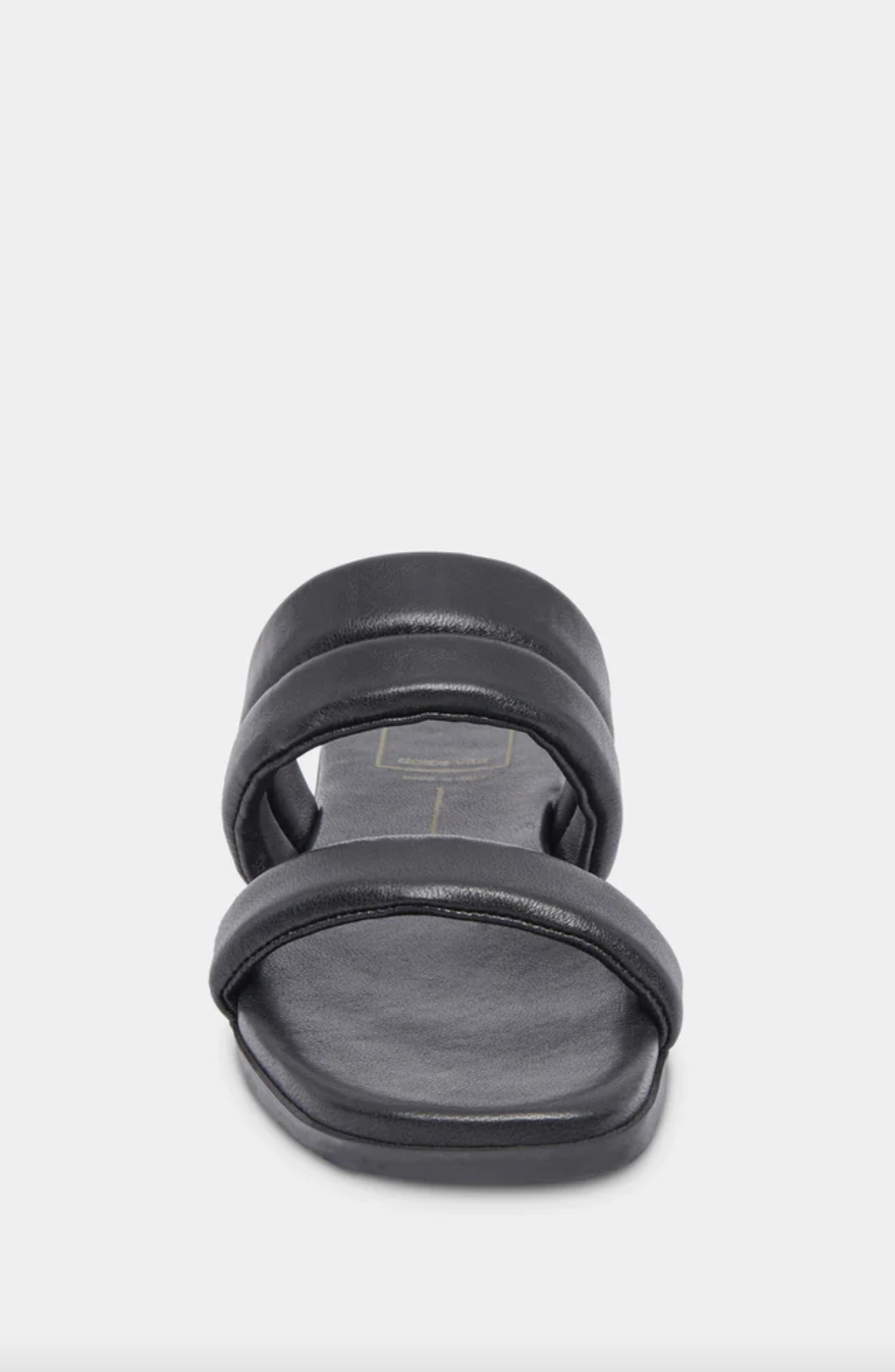 The Adore Sandal by Dolce Vita - Black Leather Low Cost Flat Shoes