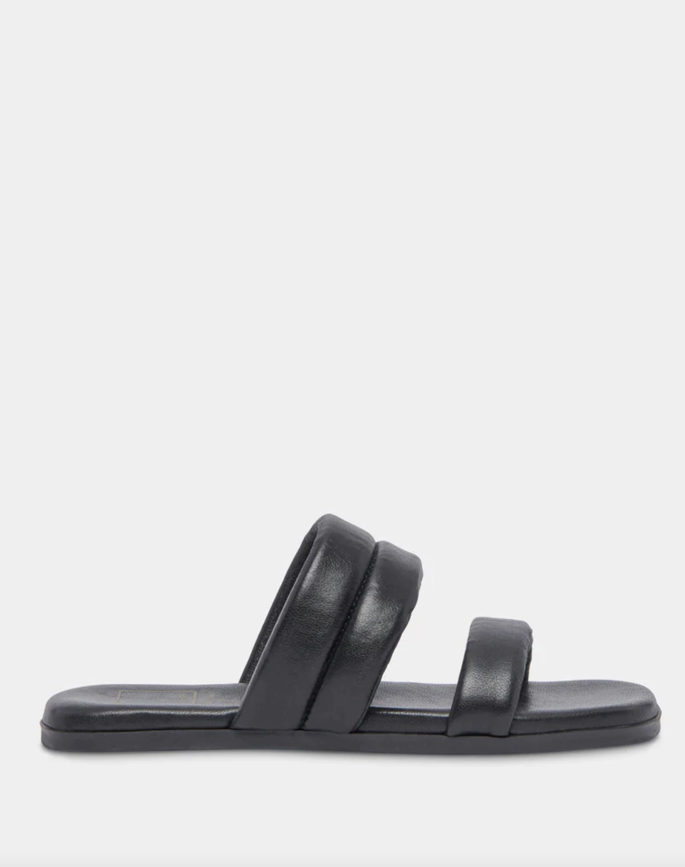 The Adore Sandal by Dolce Vita - Black Leather Wedding Formal Flat Shoes