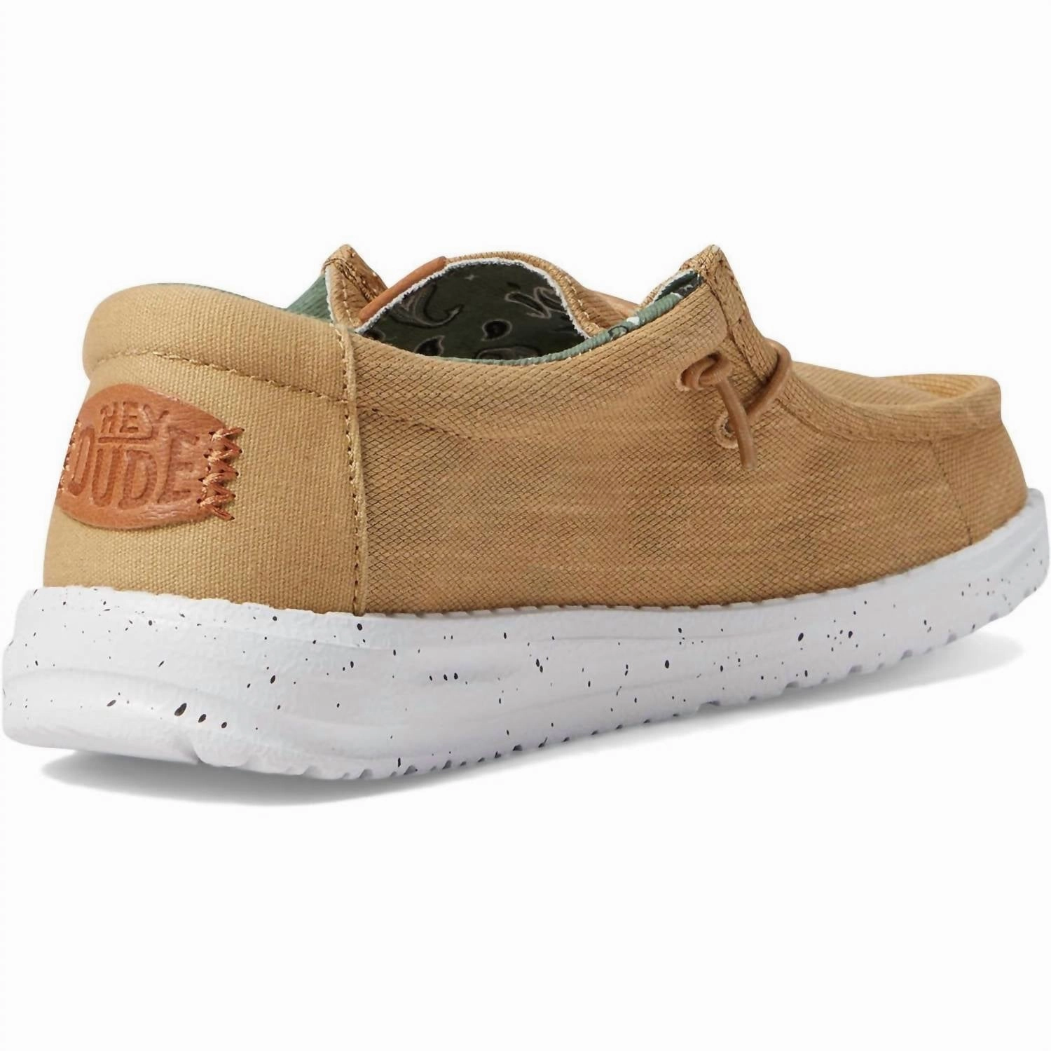 Comfiest Sneakers Hey Dude - Wally Youth Washed Canvas Shoes