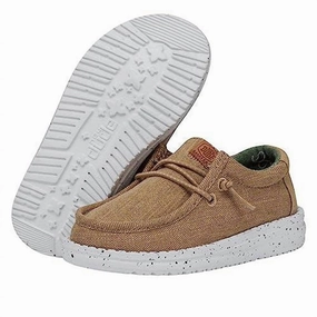 Hey Dude - Wally Youth Washed Canvas Shoes Best Sneakers To Wear With Dresses
