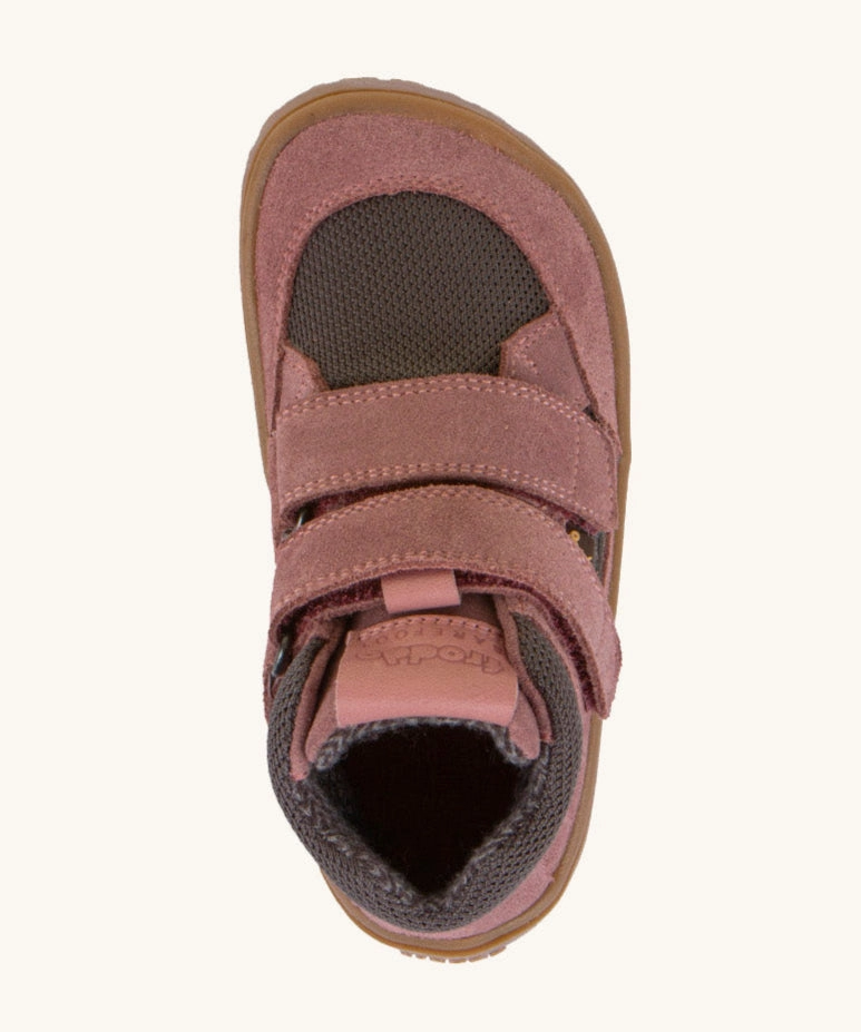 Froddo Barefoot TEX Kids Autumn Shoes - Pink & Grey Soccer Shoes Adidas