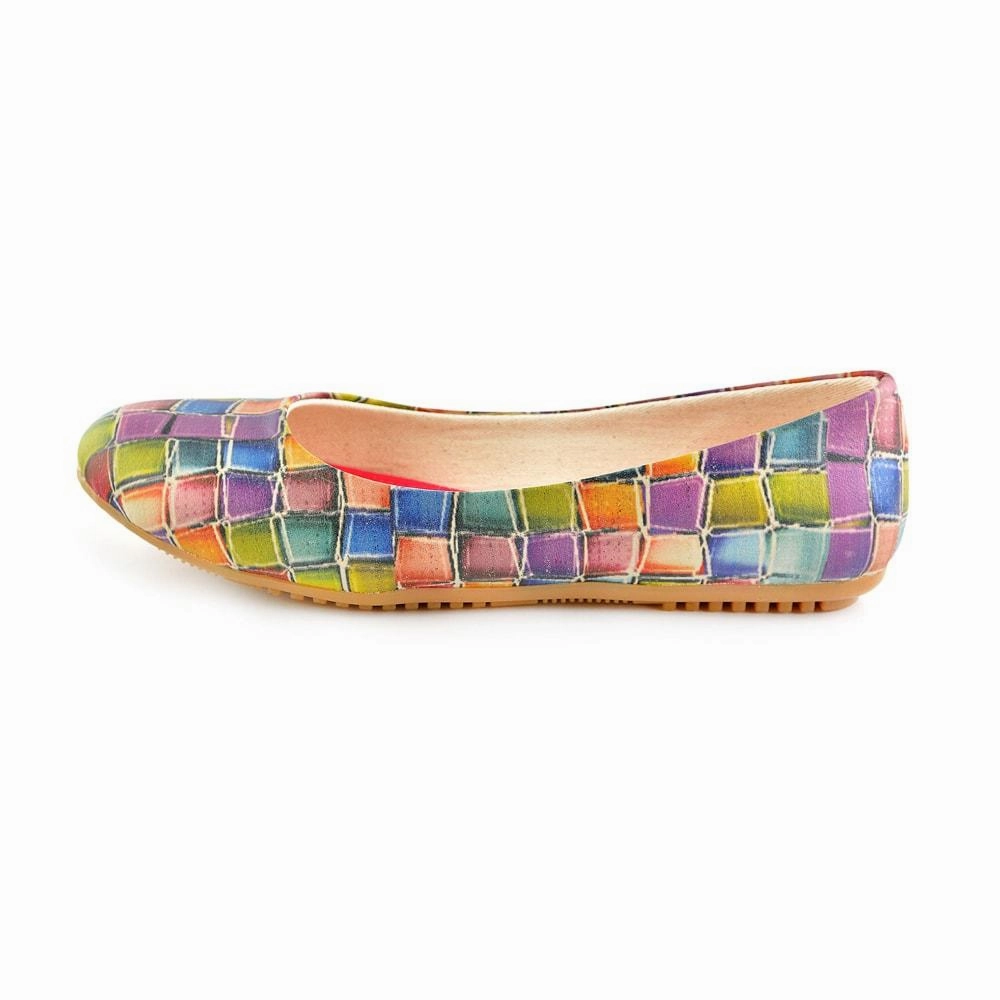 Colored Stones Ballerinas Shoes 1071 Action Ready Cosmic Glow