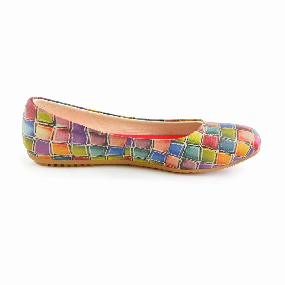 Colored Stones Ballerinas Shoes 1071 Angel Glow design