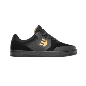 ETNIES 4101000403 970 MARANA MICHELIN X AURELIEN GIRAUD MN'S (Medium) Black/Gold Suede, Synthetic & Textile Skate Shoes Snug Comfort Impact Guard