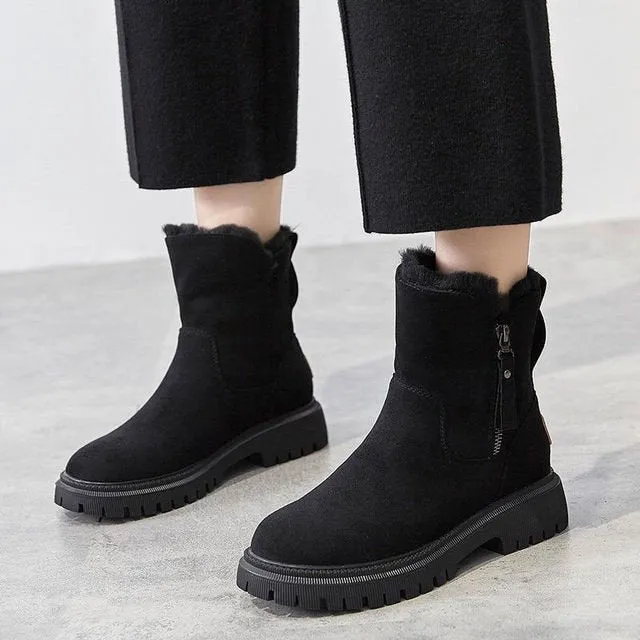 Gabriella  Bottes chaudes et confortables pour femme Rick Owens Bogun Boots
