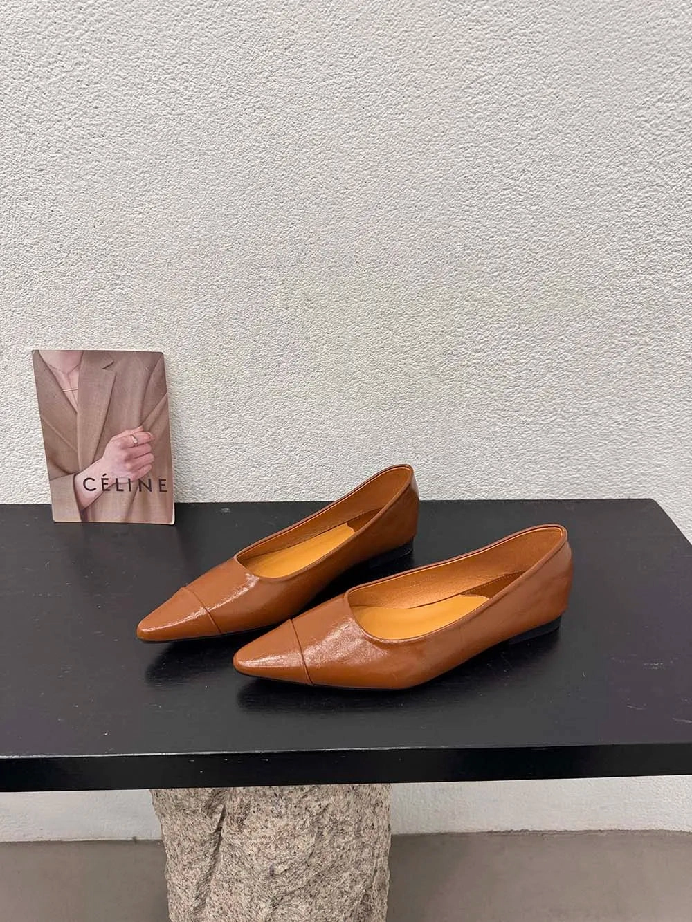 Caroline Loafers binfenxie  -  Pointed Toe Women Flats Loafers 2024 New Arrivals Black Brown Beige Red Autumn Dress Shoes Woman Party Loafers Mules Size 35-39