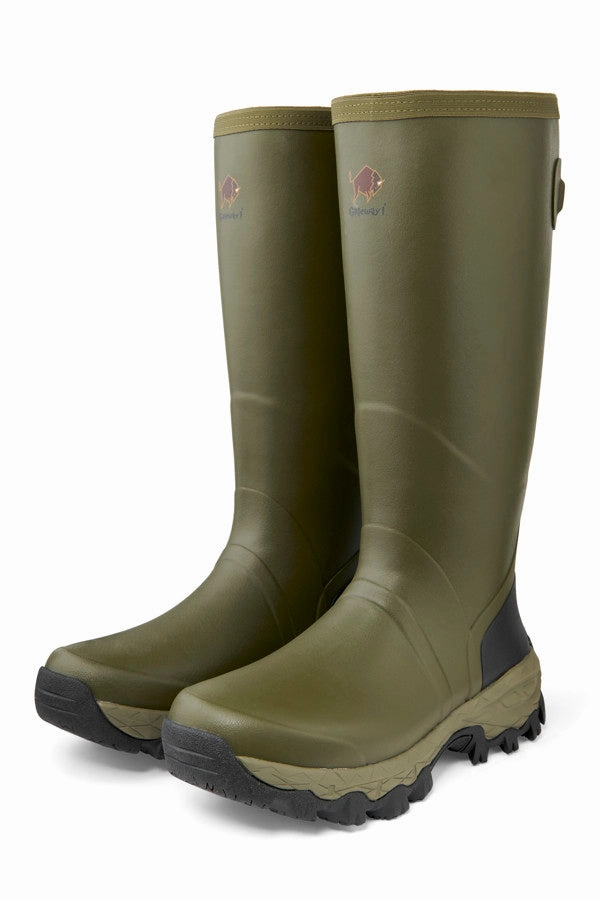 Best Work Boots For Truckers Gateway1 | Woodstalker 18" Rubber Boots | Olive