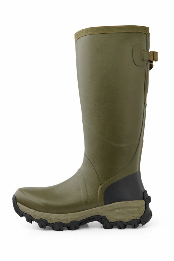 Groundbreaker Pull-on Work Boots - Round Toe Gateway1 | Woodstalker 18" Rubber Boots | Olive