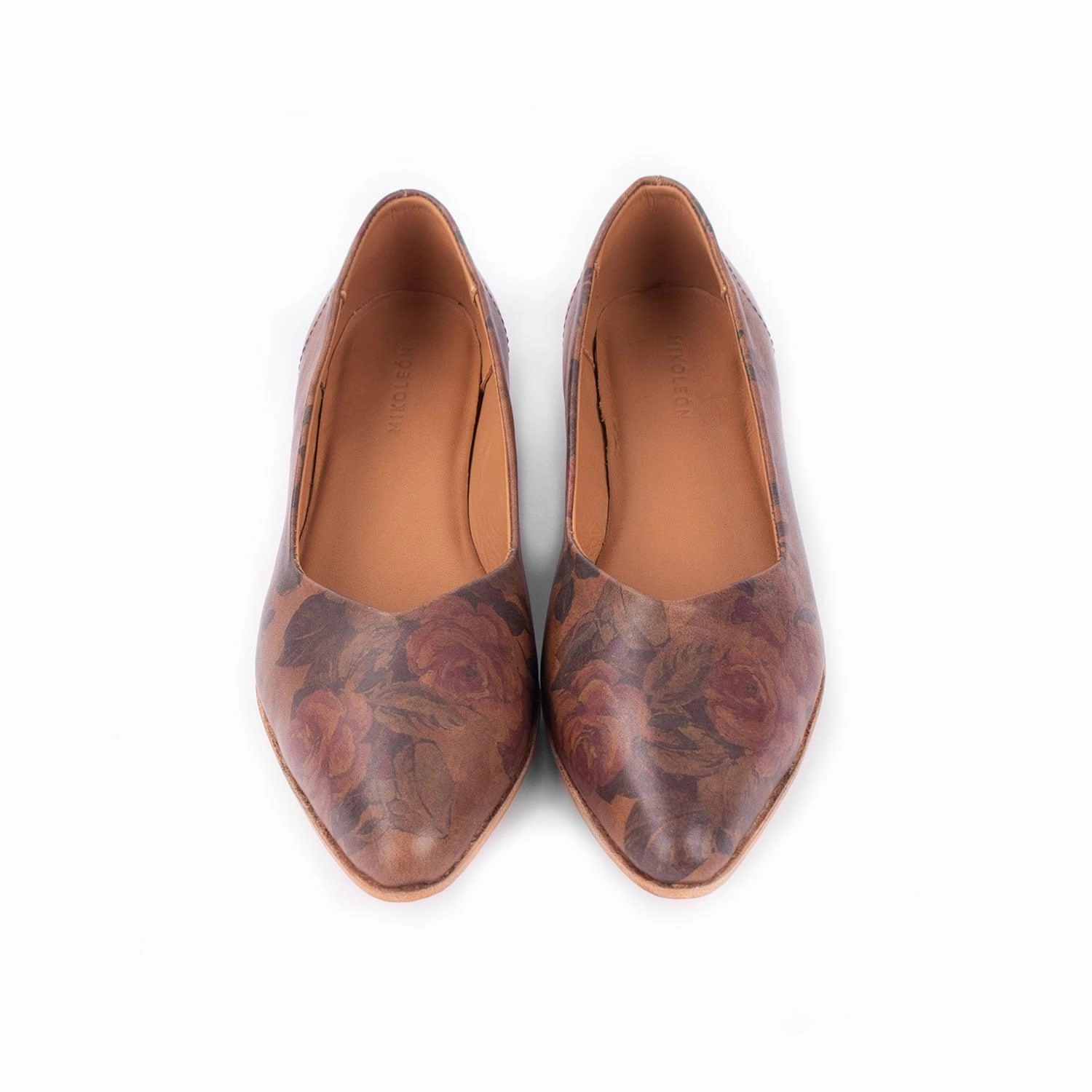 Flat Shoes Outlet MK22915  - Rumi Flats Fiore [Women's Leather Shoes]