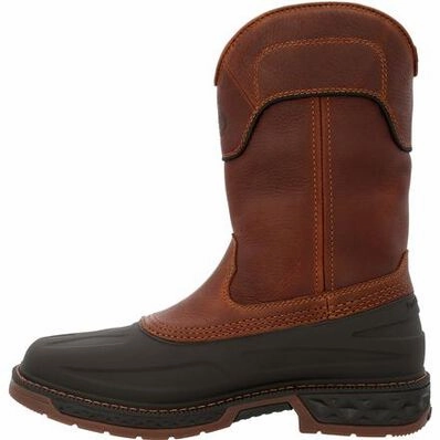 Georgia Boot Men's 11" Carbo-Tec LTR Waterproof Square Toe Pull-On Work Boot Work Boots With Warranty