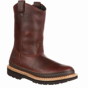 Georgia Boot Men's Georgia Giant Wellington Pull On Work Boot G4274 Best Usa Made Work Boots