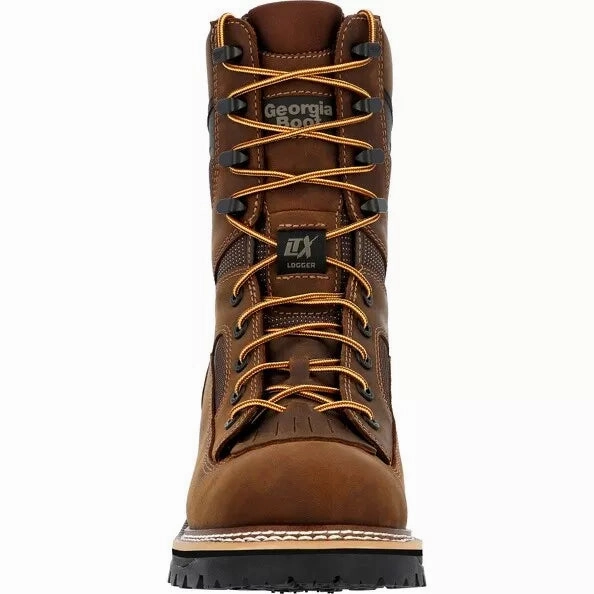 Georgia Boot Men's LTX Logger Composite Toe Waterproof Work Boot GB00617 Firefighter Station Work Boots